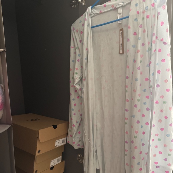 SKIMS Soft Lounge Short Robe  Cloud Candy  Size Small - Picture 6 of 9